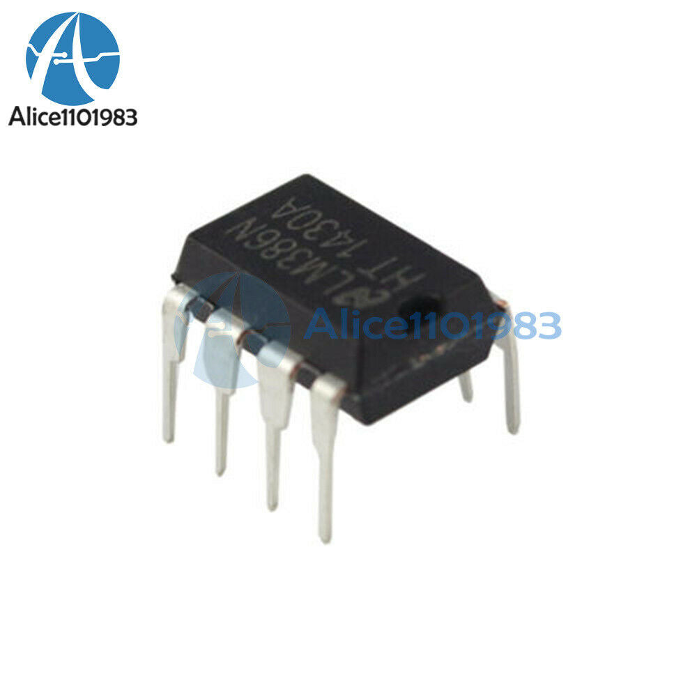 10PCS IC LM386N LM386 AMP AUDIO PWR MONO 8DIP LM386N
