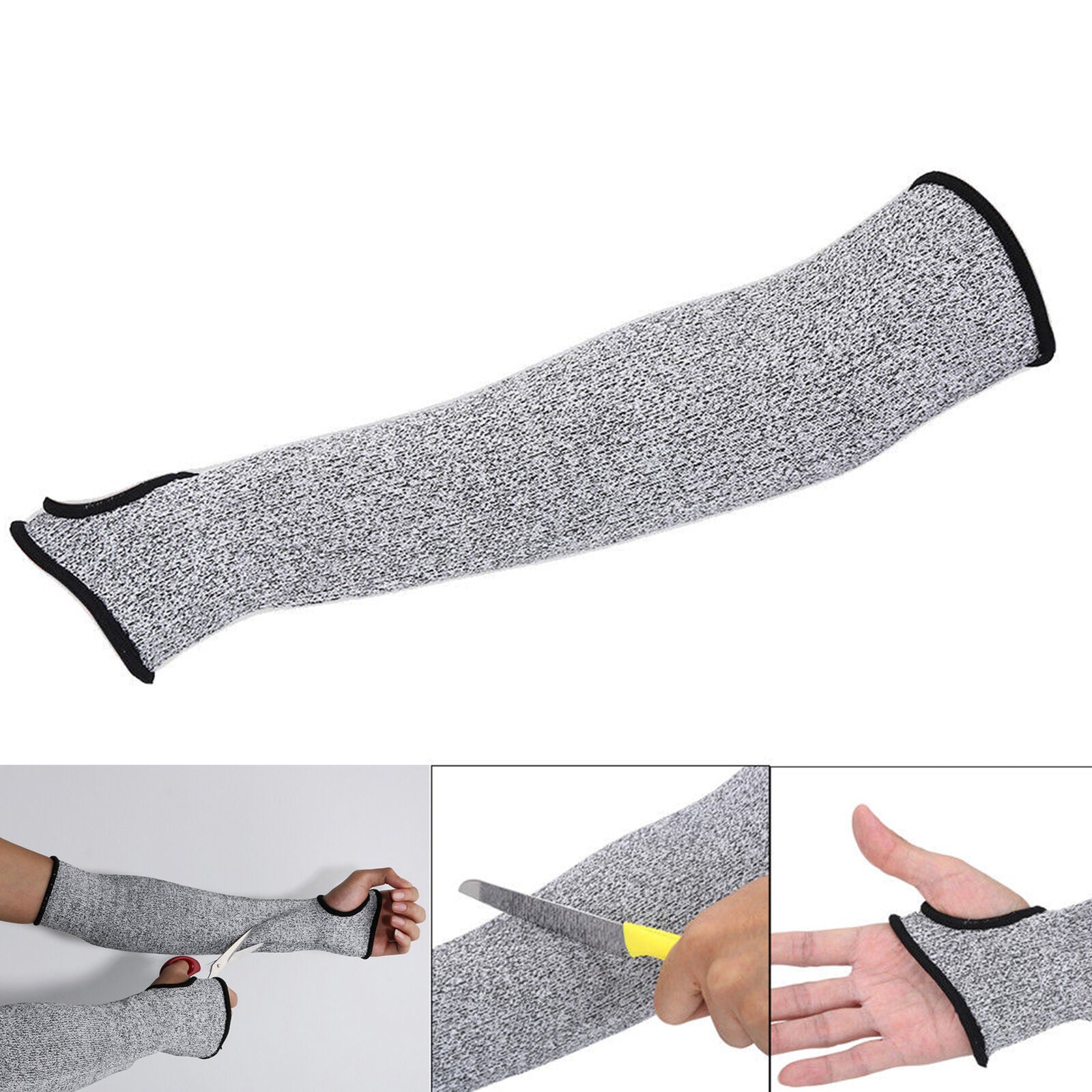 1pc Cut-Resistant Sleeve Arm Guard Anti-Cut Glove Lever 5 Hand Cuff