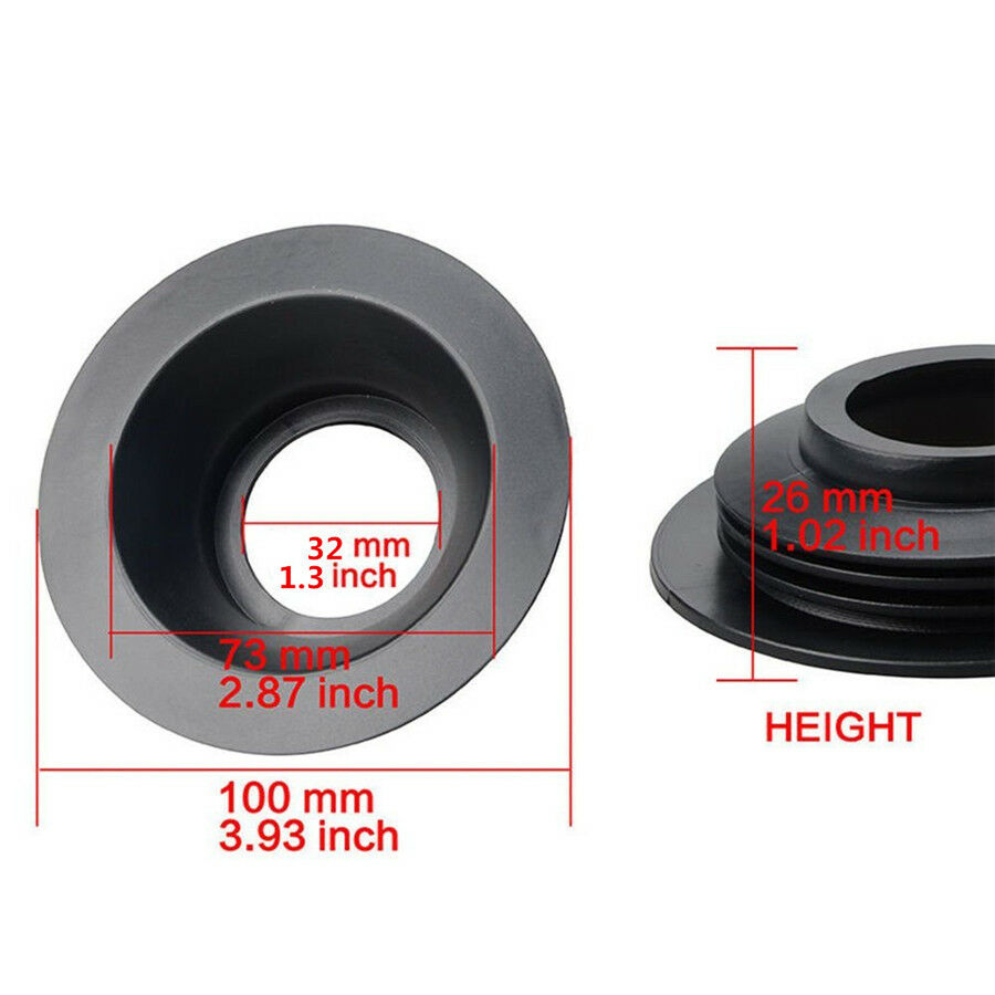 Pair Universal Rubber Housing Seal Cap Headlight Dust Cover For LED HID Retrofit