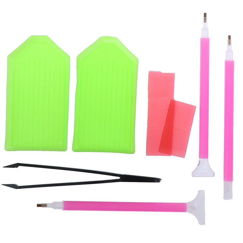 11Pcs/lot DIY Diamond Painting 5D Cross Stitch Embroidery Pen Tools Set TweezeDD