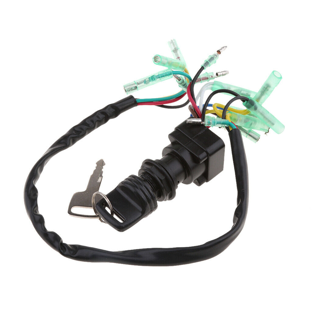 Ignition Switch Key Outboard 2&4 Stroke Motor PN 703-82510-43-00 Black