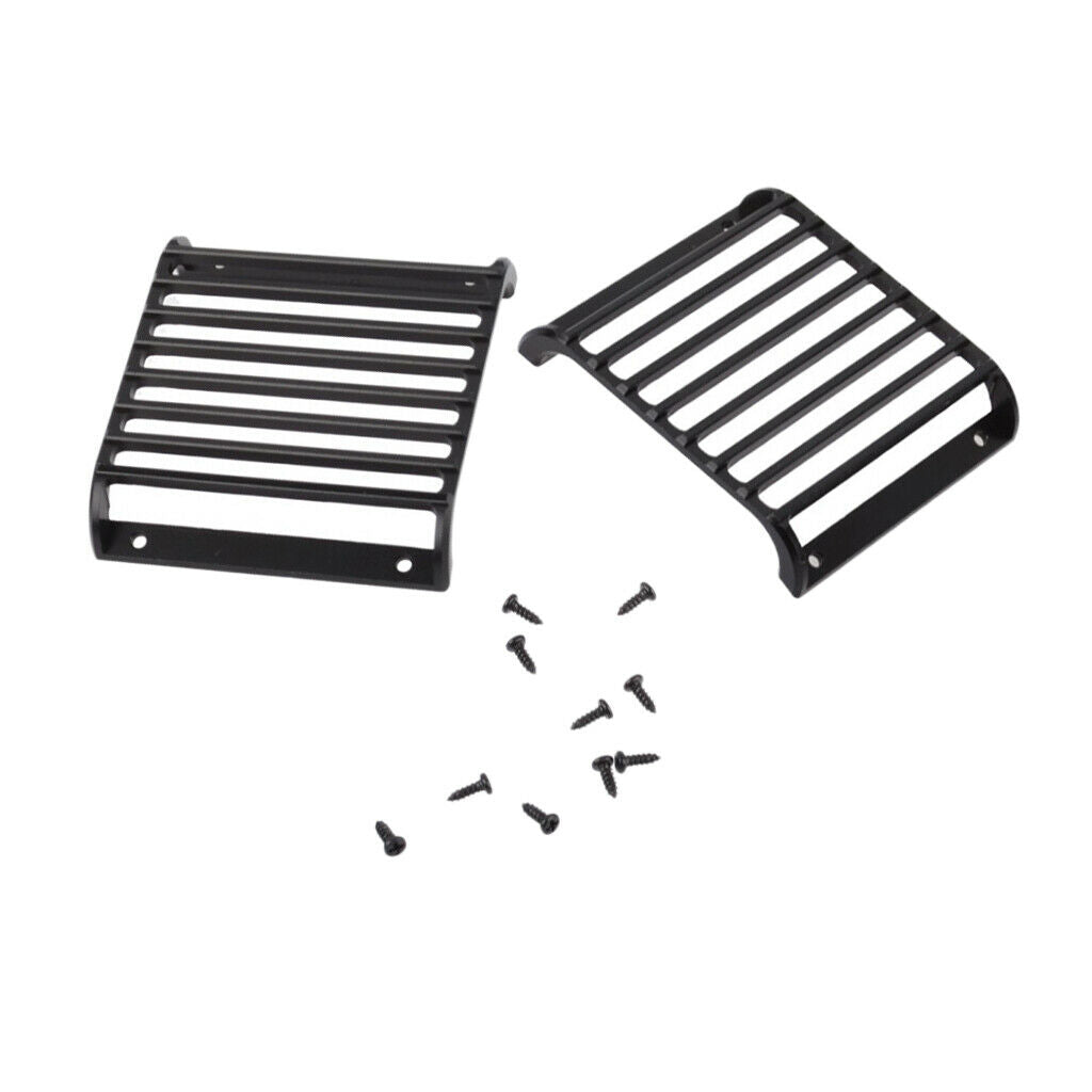 2pcs RC Car Headlight Grille Front Lamp Guard for 1/10  TRX4 Crawler
