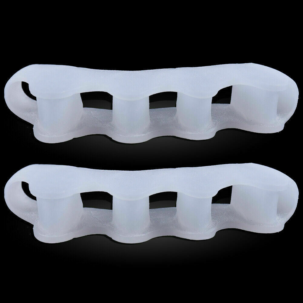 2x/Set Silicone Gel Bunion Toe Corrector Orthotics Straightener Separator Pain