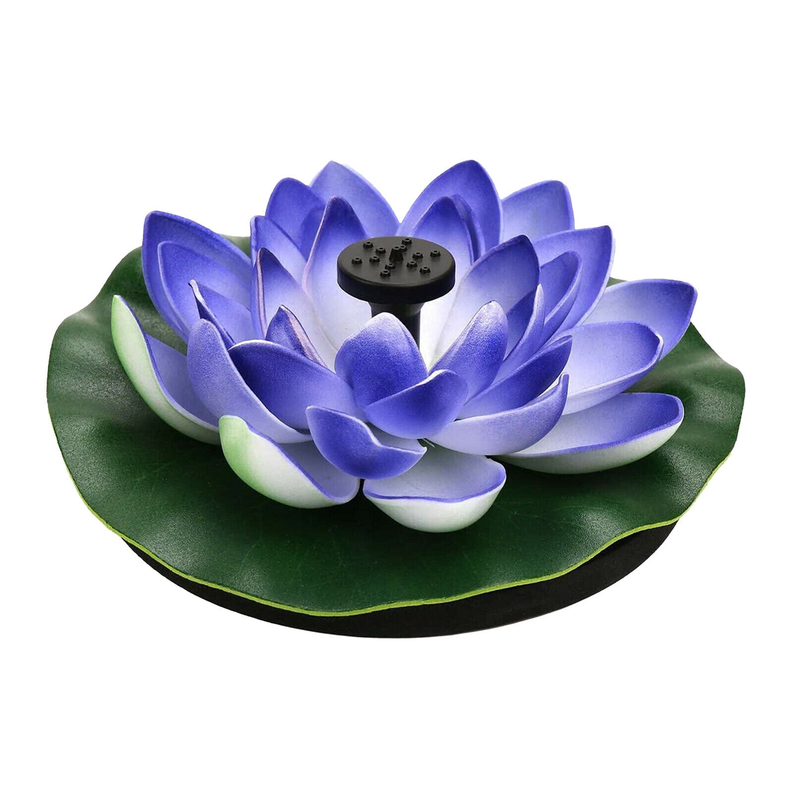 Flower Solar Powered Floating Fountain Water Pump Birdbath Aquarium Decor