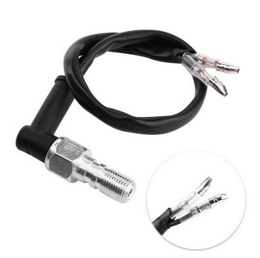 Motorcycle Hydraulic Braking Oil Hose 10mmx1.25mm Banjo Bolt with 2 Spacer Rings