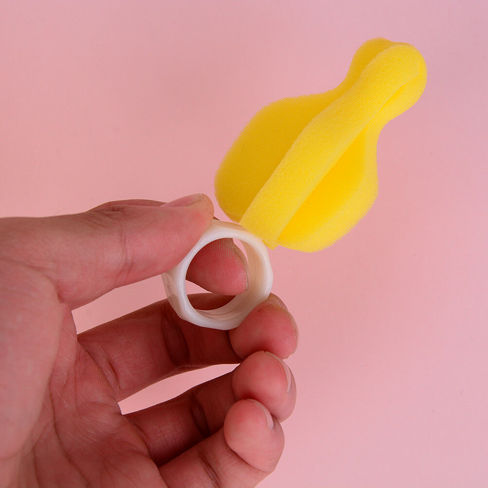 2Pcs Newborn baby milk bottle pacifier spout tube sponge clean brush tool.l8