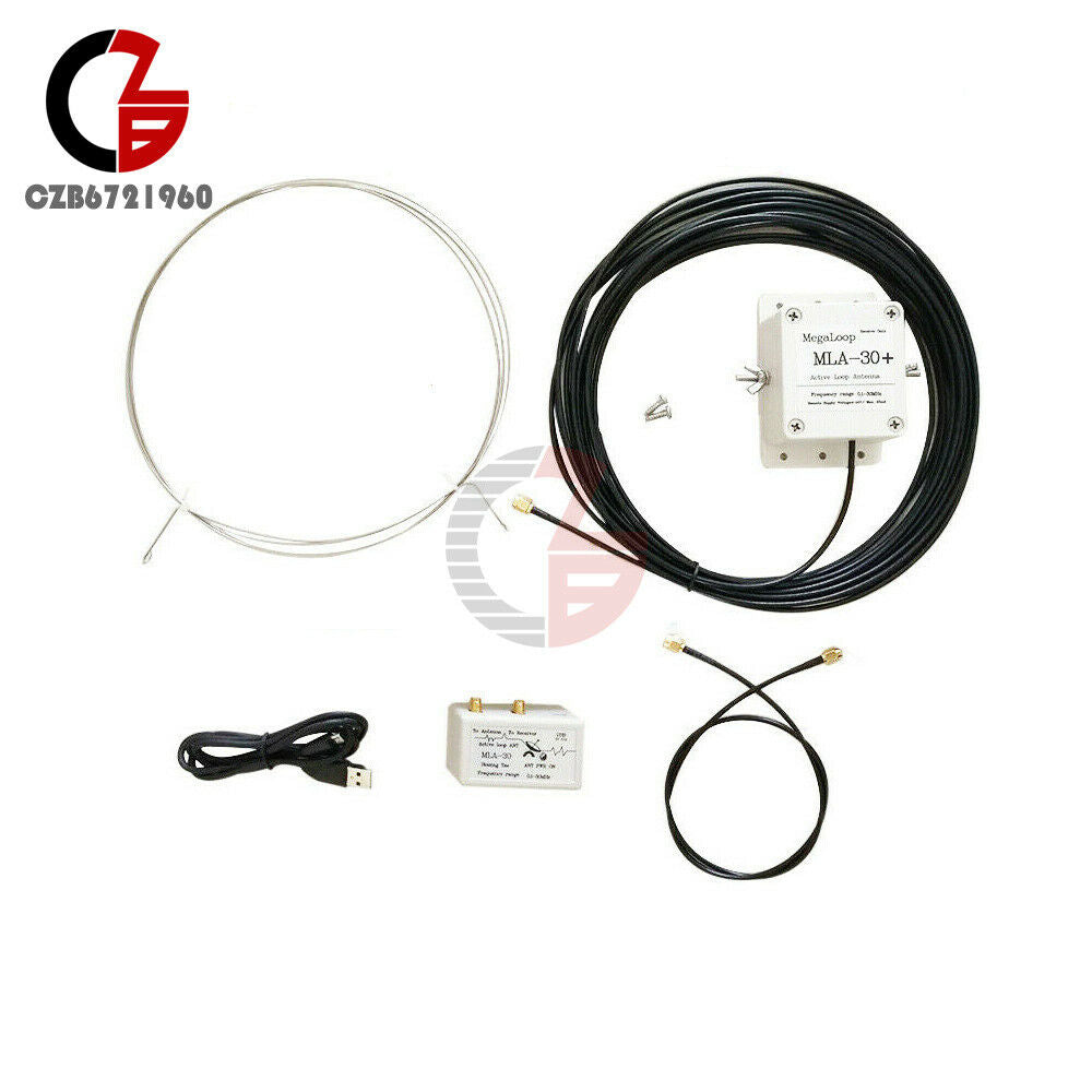 MLA-30+ (Plus) 0.5-30MHz Ring Active Receive Antenna Low Noise Medium Short Wave