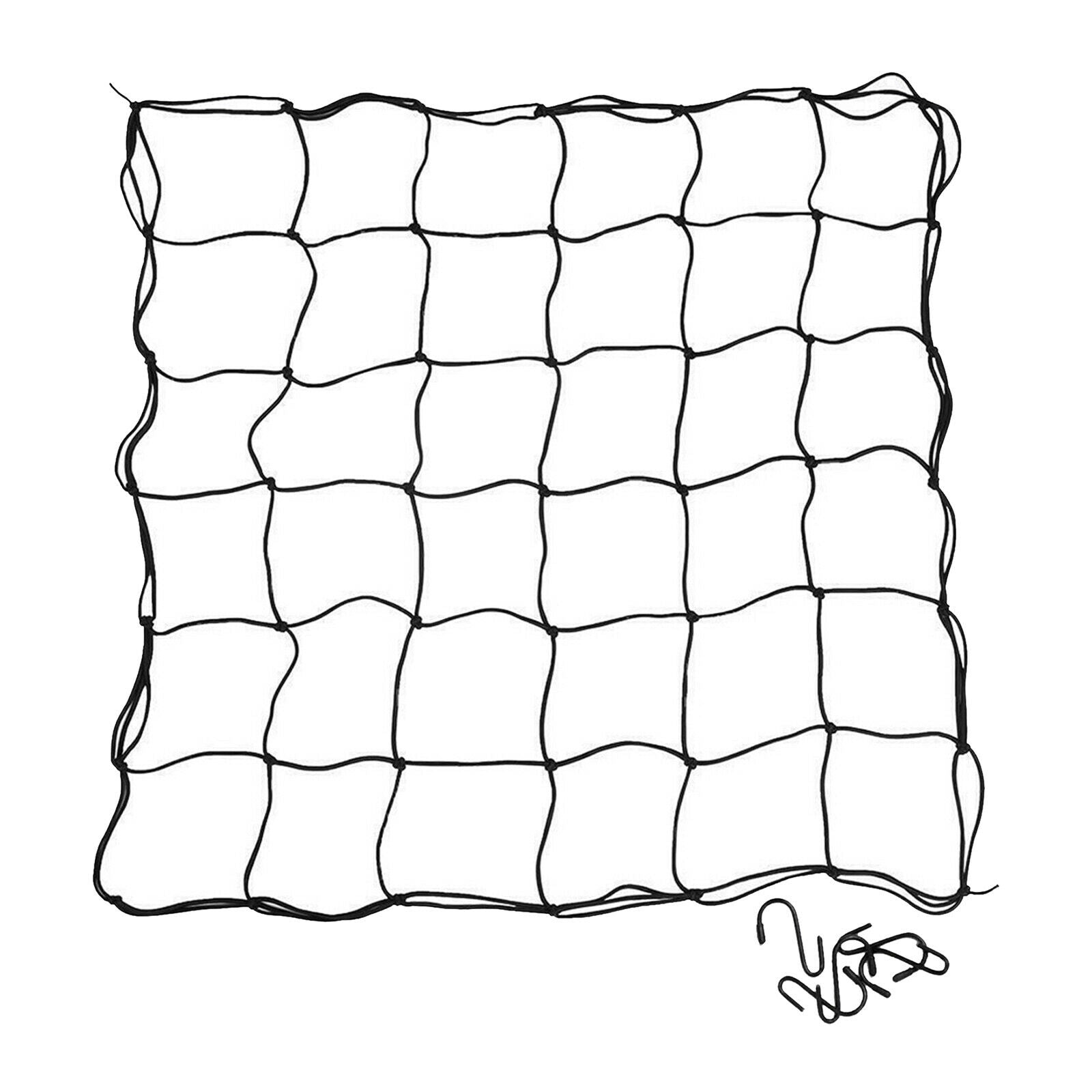 Elastic Trellis Netting w/Hooks for Grow Tents Fruits Flowers Hydroponics