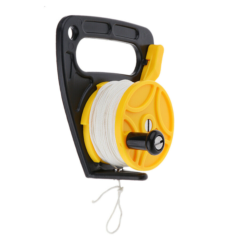 Dive Reel - Cave/Wreck Diving With 150ft (46 Metres) Line and Plastic Handle