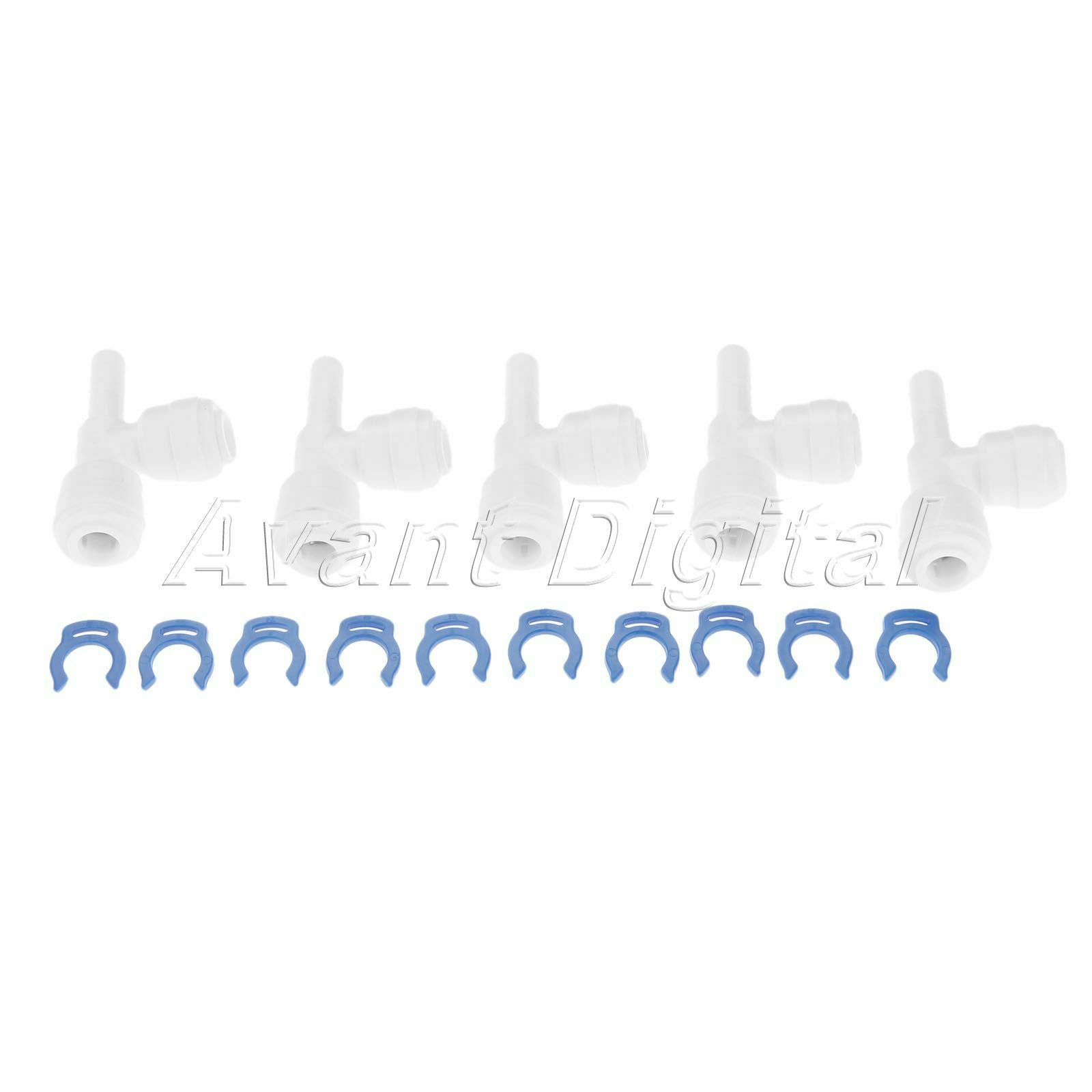 5x T Shape Water Purifiers Filters Connectors RO System Fortings 1/4" OD Hose