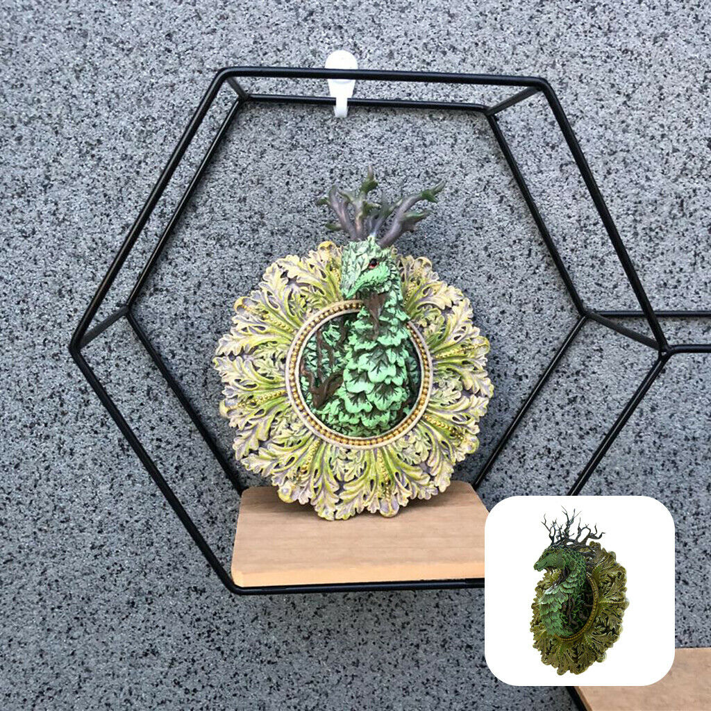 Dragon Wall Sculpture Decor Plaque for Home Indoor Patio Tree Ornaments