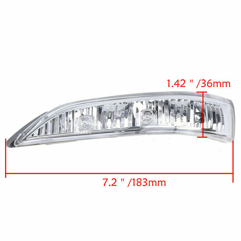 Left Driver Side Mirror Turn Signal Light Lamp Bumper Strip for Acura RL 2005-12
