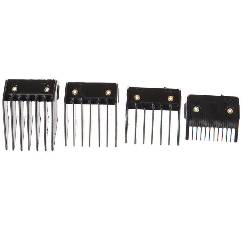 4X Universal Cut Clipper Limit Comb Guide Attachment Size Barber Replacement FDD