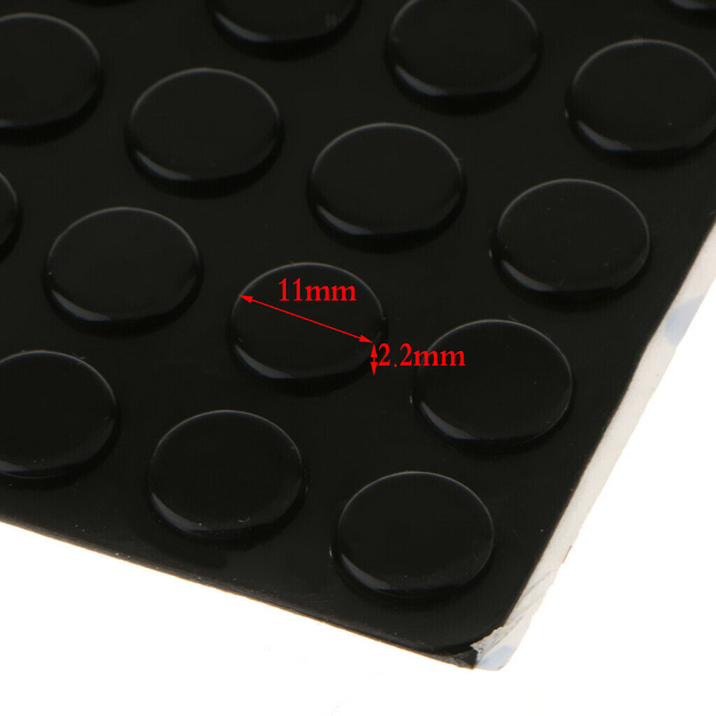 Self-adhensive Door Bumper Sound Dampening Furniture Bumpers 11x2.2mm-64pcs