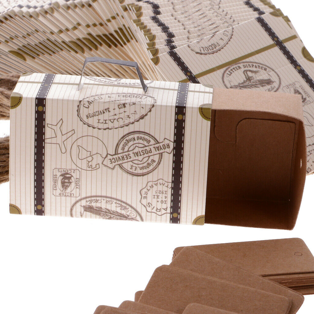 Pack of 100pcs Wedding Party Favor Candy Box Candy Bag Chocolate Gift Boxes