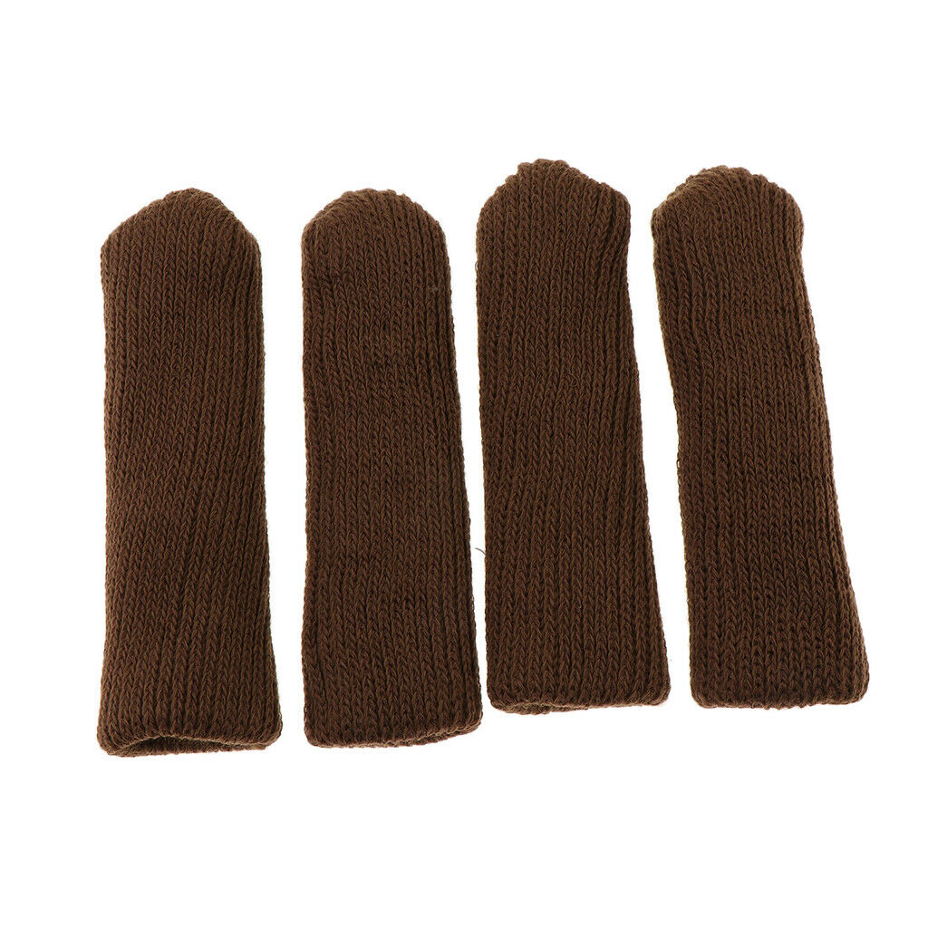 16x Stretchy Non-slip Chair Leg Feet Socks Booties Hardwood Protectors