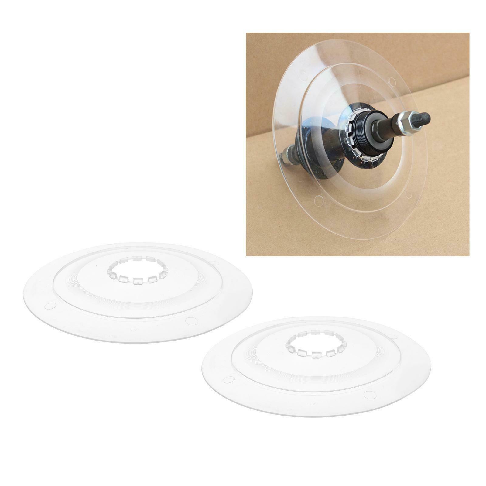 2Pcs Mountain Bike Freewheel Plastic Spoke Protector Chain Wheel Cover