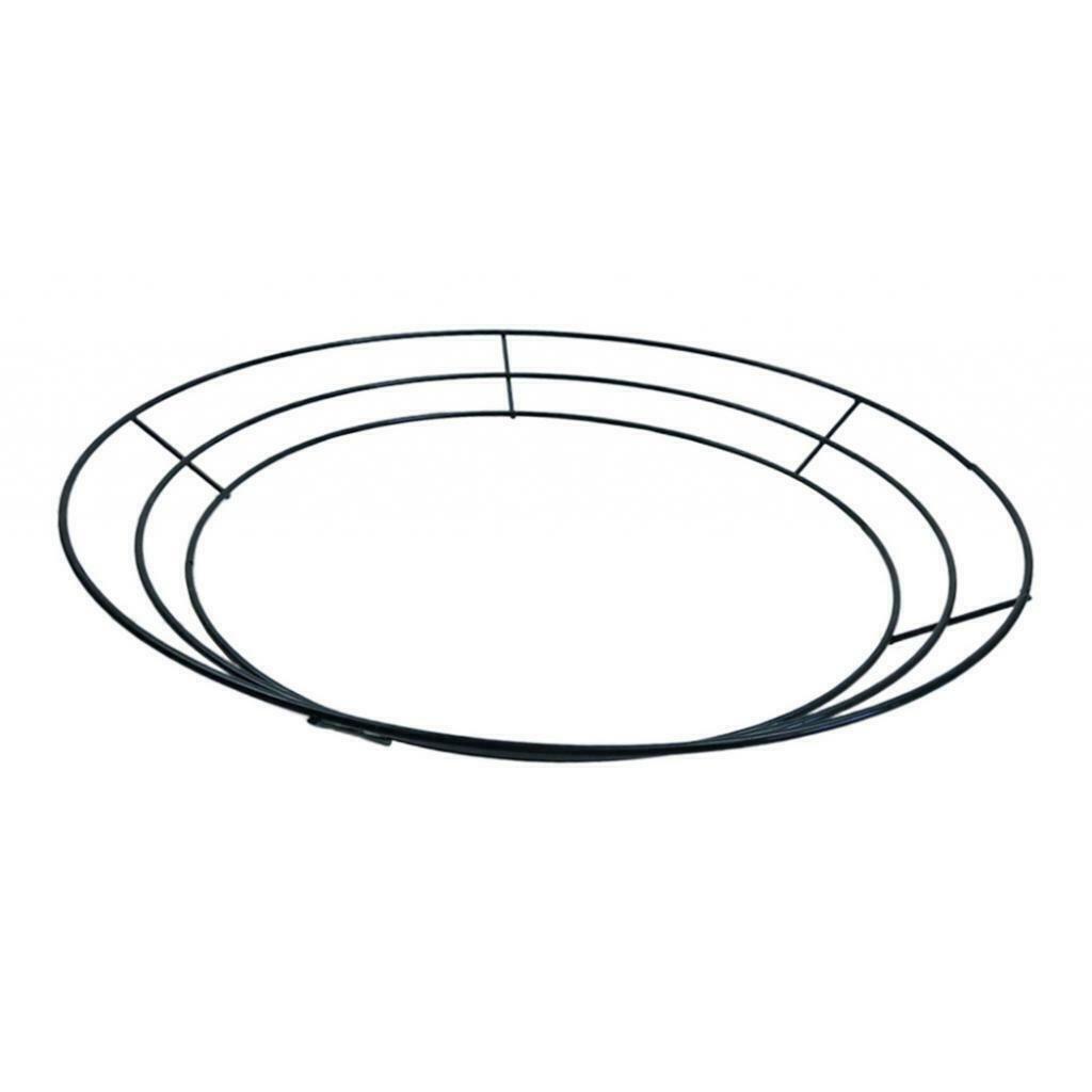 4Pcs 14inch Metal Wire Wreath Frame Rings DIY Crafts Wedding Decoration