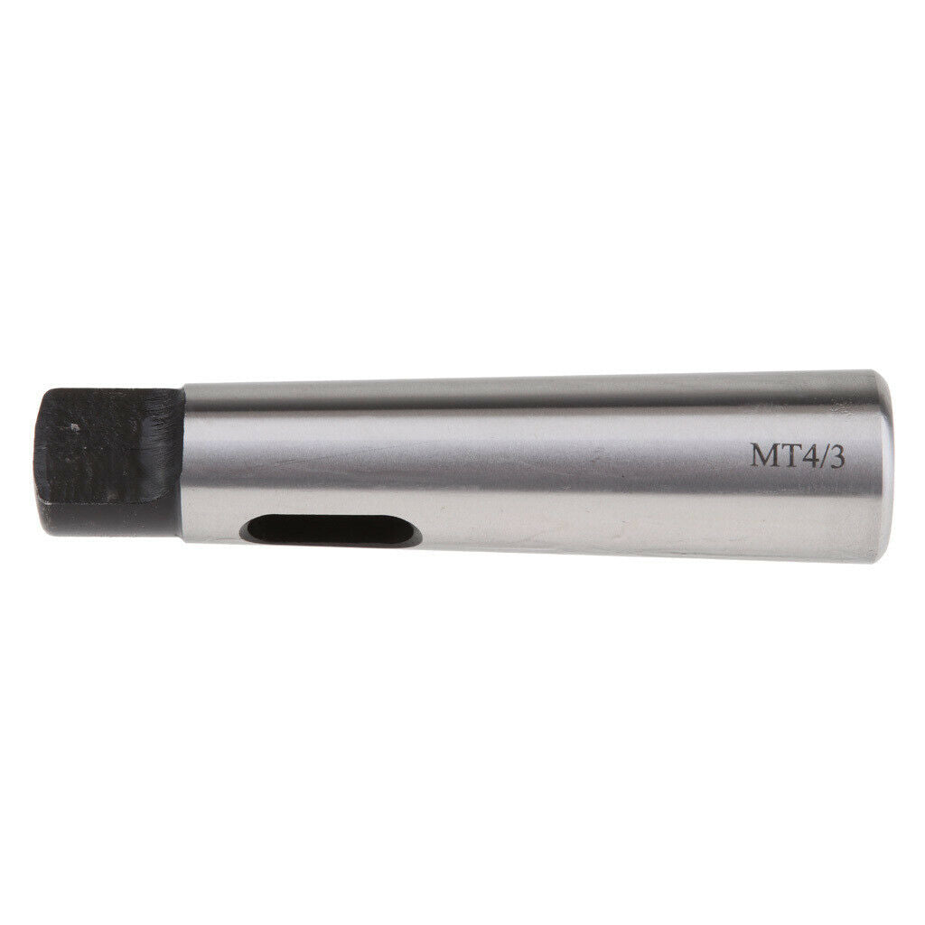 MT4 Spindle to MT3 Arbor Morse Taper Adapter Reducing Drill Sleeve, 140mm Length