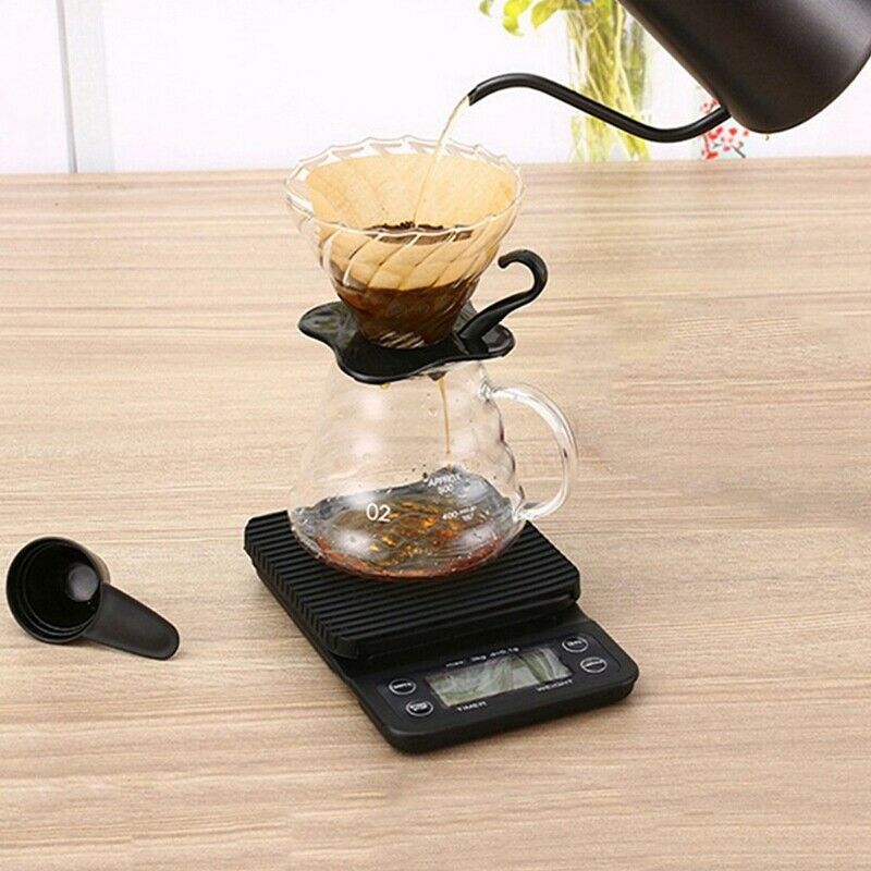 Coffee Scale with Timer, High Accuracy Kitchen Food Scale with Tare Function, H4