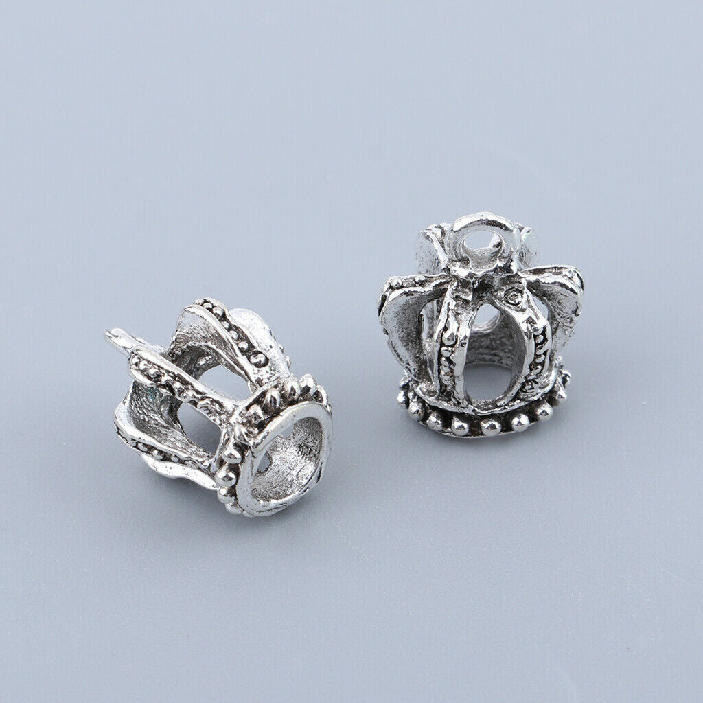 Pack of 90 Charms Crown Design Pendants Necklace Earrings Jewelry Finding