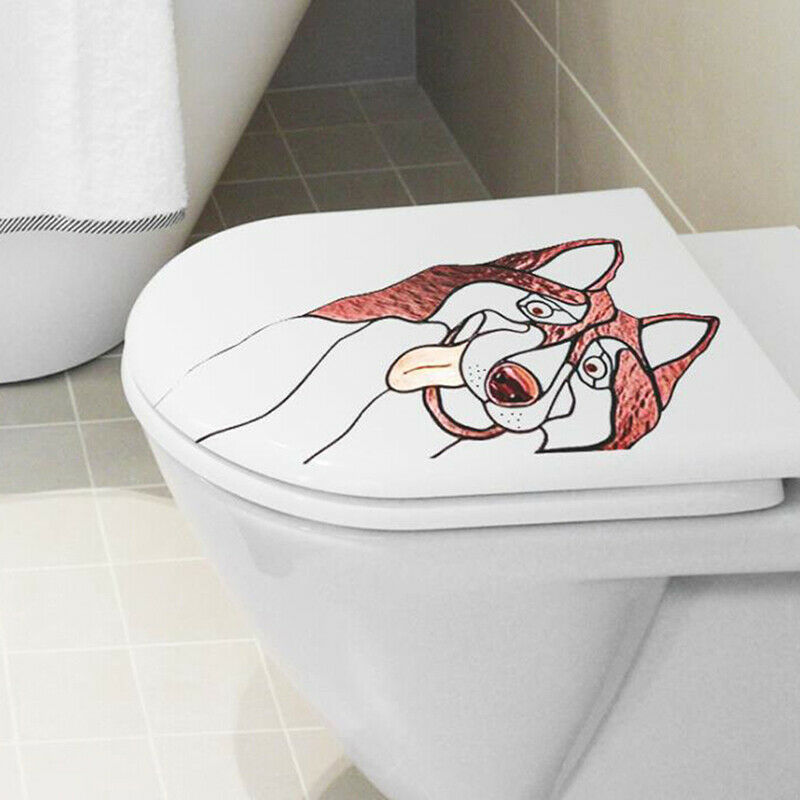Cute Husky Wall Stickers Household Wall Windows Glass Decoration Animal S.l8