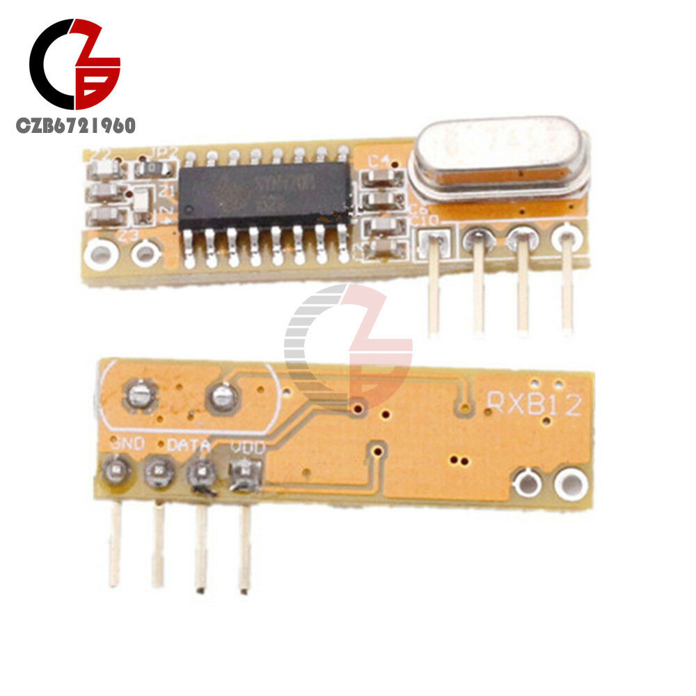 RXB12 433Mhz Superheterodyne Wireless Receiver Precise 3.3V-5.5V for Arduino AVR