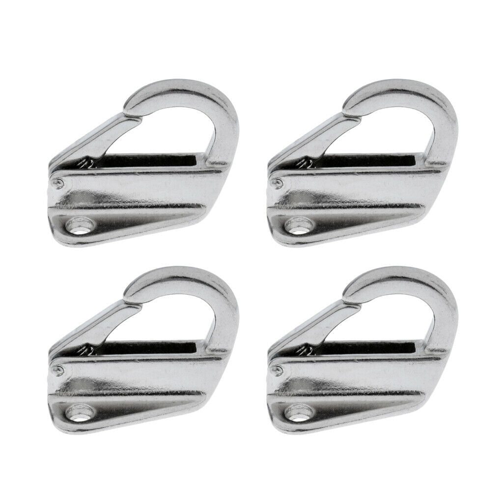 4pack Fending Hook with Spring Loaded Safety Catch To take Rope up to 9mm