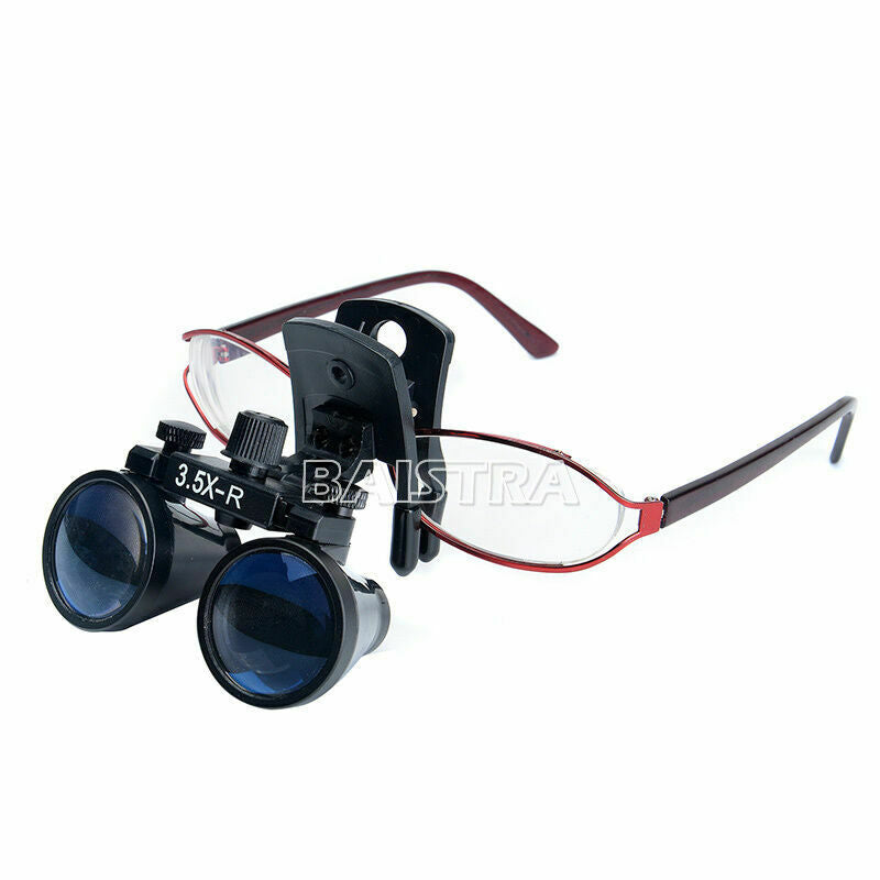 Dental 3.5X Binocular Loupes Surgical Glasses Magnifier Optical Clip DY-110