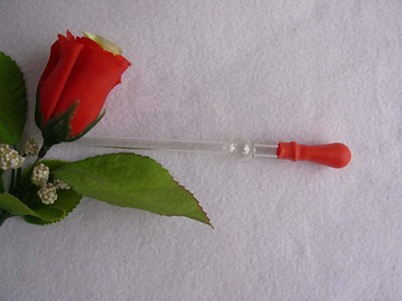 10xRubber Head Glass Dropper Graduated Line Liquid Transfer Pipette Lab Supplies