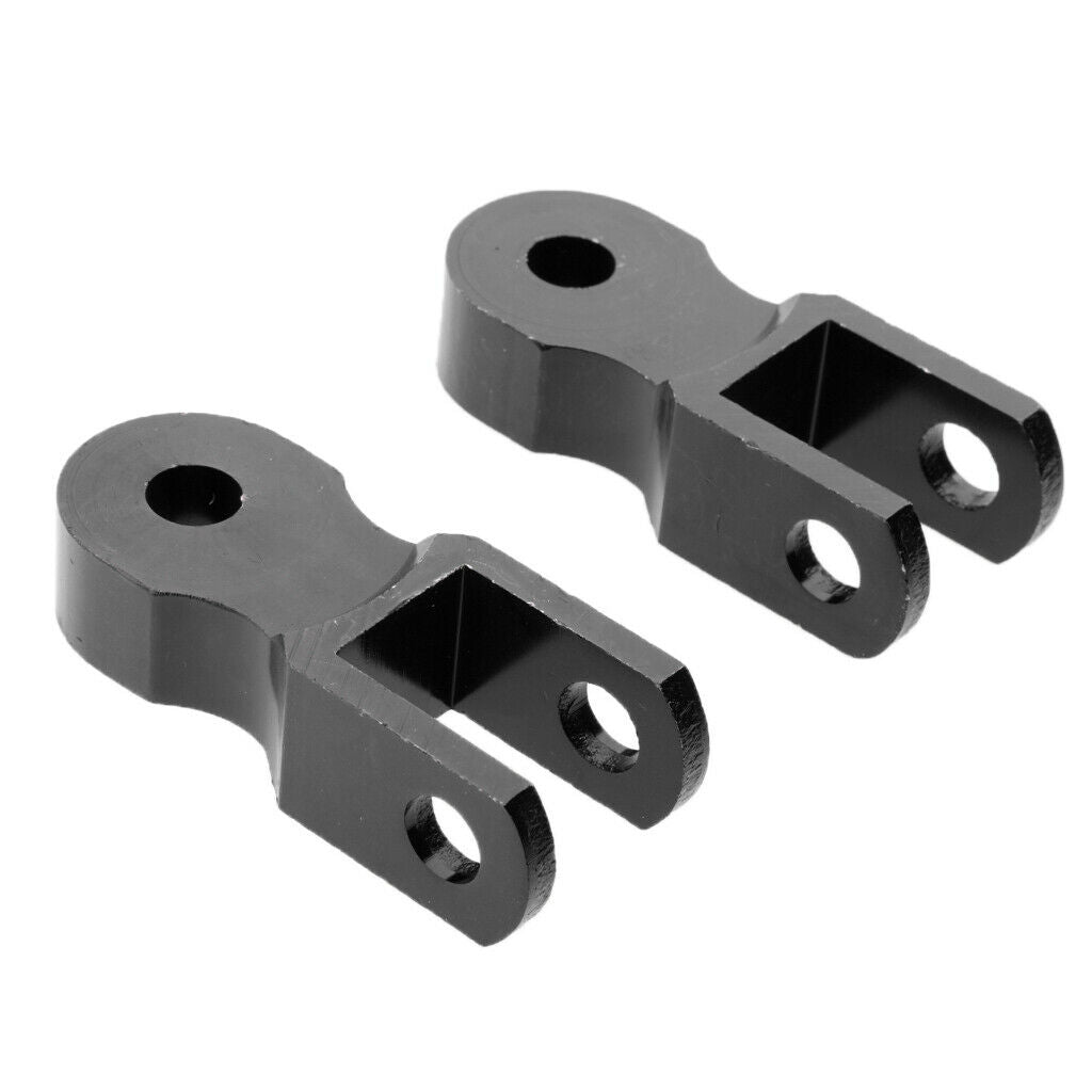 2X Height Extension Shock Absorber Motorcycle Jack Up Riser Suspension Black