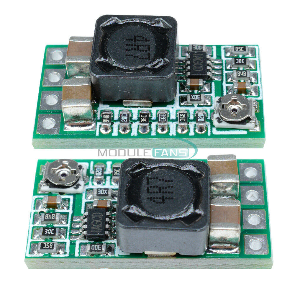 5PCS DC-DC 12-24V To 5V 3A Adjustable Mini Buck Converter Step Down Power Module