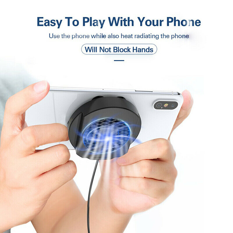 Universal Phone Cooler Adjustable Portable Fan Holder Heat Si.l8