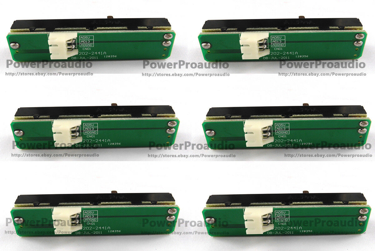 6PCS Cross Fader Assembly for Pioneer DDJ SR SX DJM 250 (704-DJM250-A032)