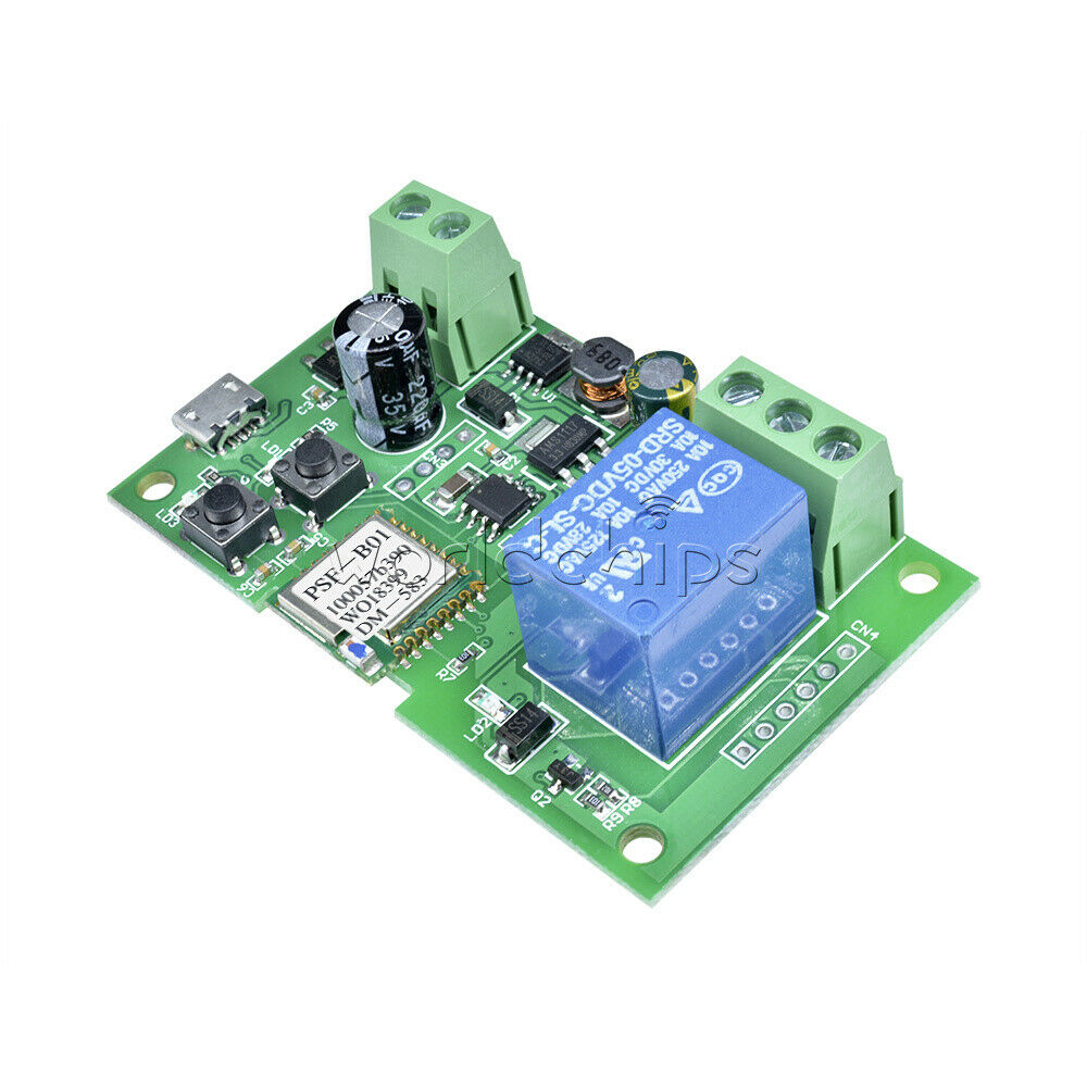 DCÂ 5V-12VÂ JogÂ self-lockÂ SmartÂ WiFiÂ WirelessÂ SwitchÂ RelayÂ ModuleÂ APPÂ Control