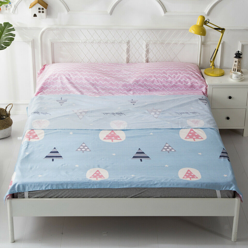 Portable Cotton Travel Camping Sleeping Bag Hotel Sleep Sheet Sack 5# L