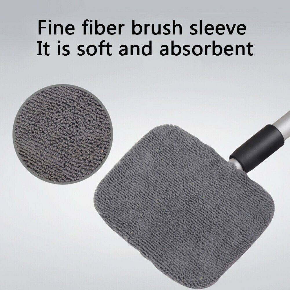 Car Windshield Cleaner Micro Fiber Window Cleaning Tool Home Glass Wiper @