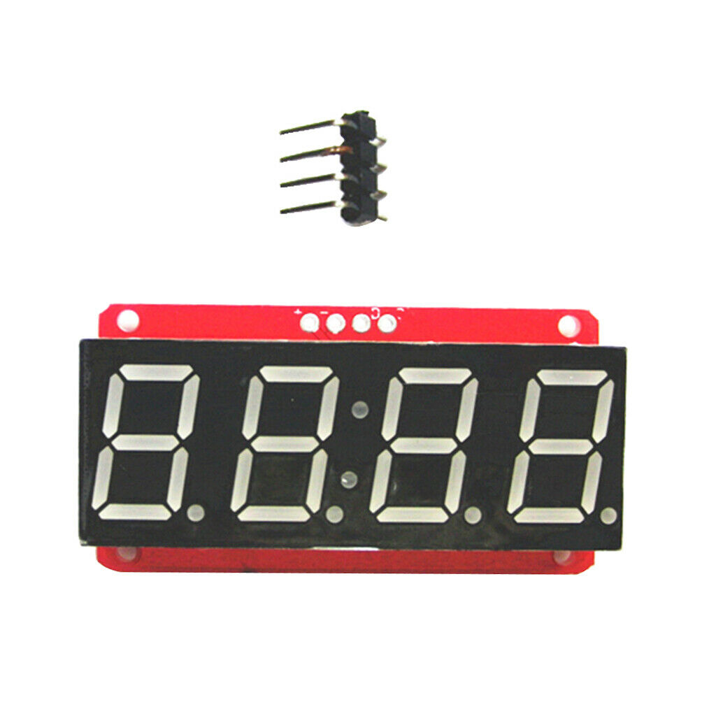 0.56in I2C LED Screen Module Red Components Replacement Access Supplies