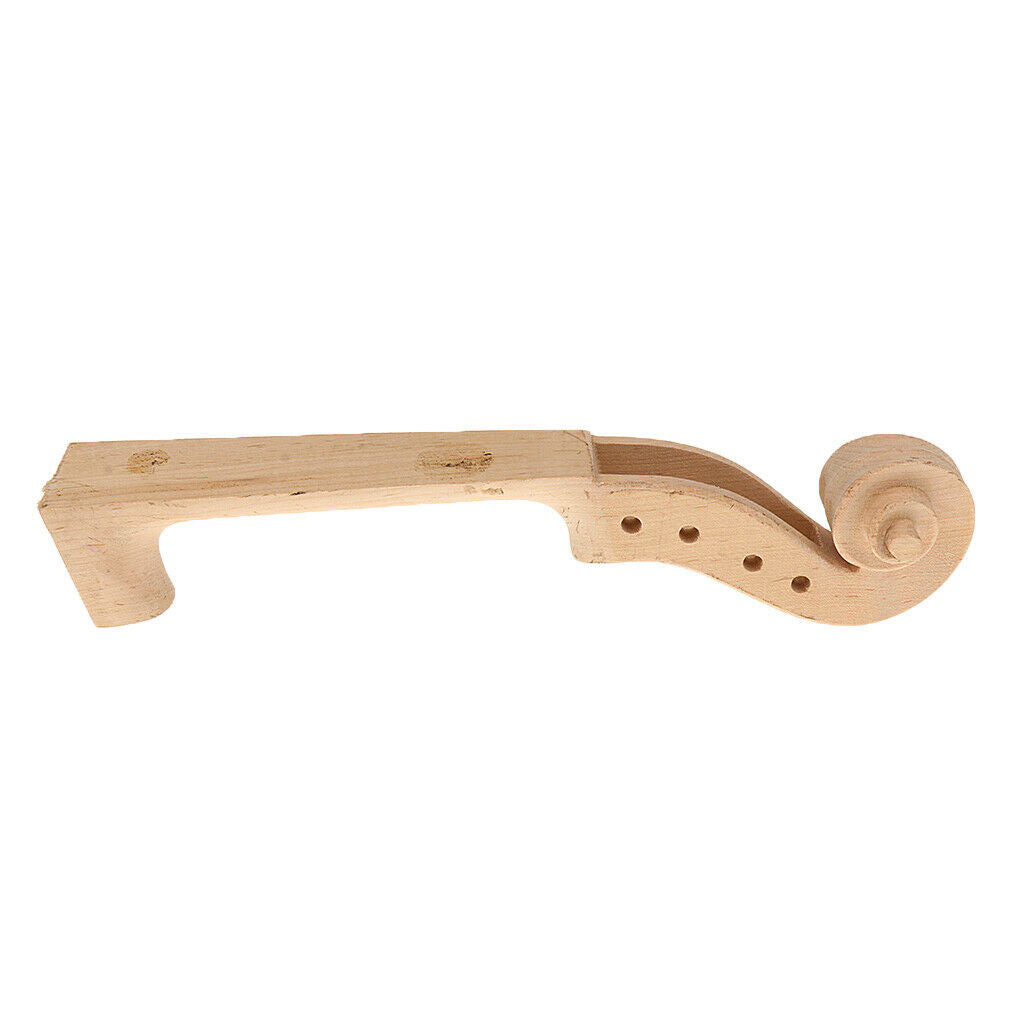 Hand-carved Maple Neck with Fingerboard, Fingerboard Ebony Fret for 4/4