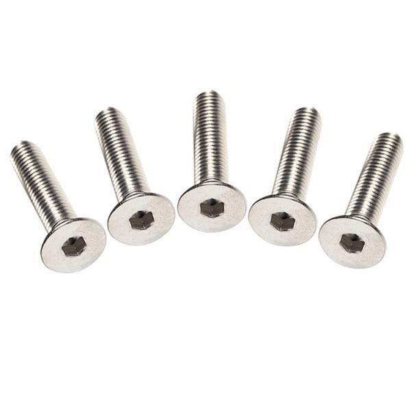 100pcs M3x15 Flat Head Socket   Screw Stainless Steel Allen Hex Drive Bolt