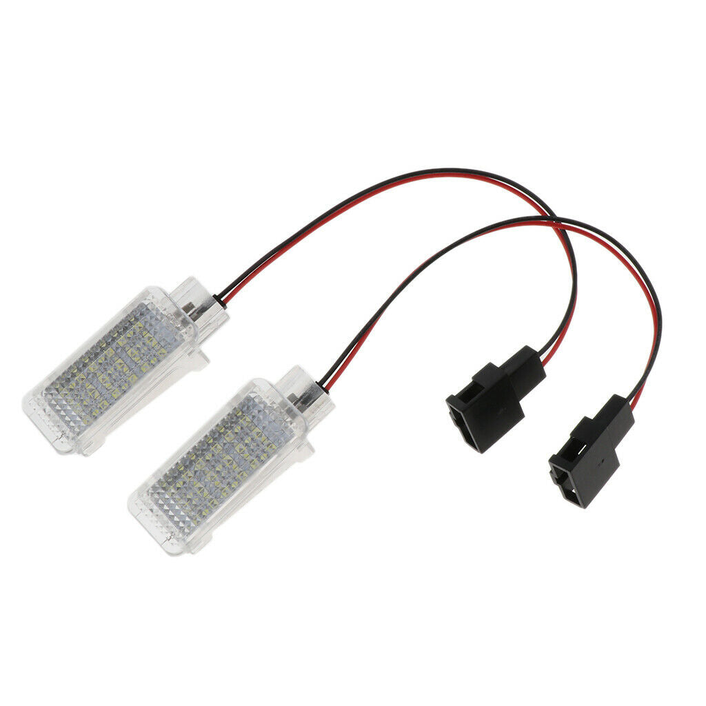 2pcs Rearview Mirror Puddle Light LED Mirror Puddle Lights For Audi S4 B5 B6