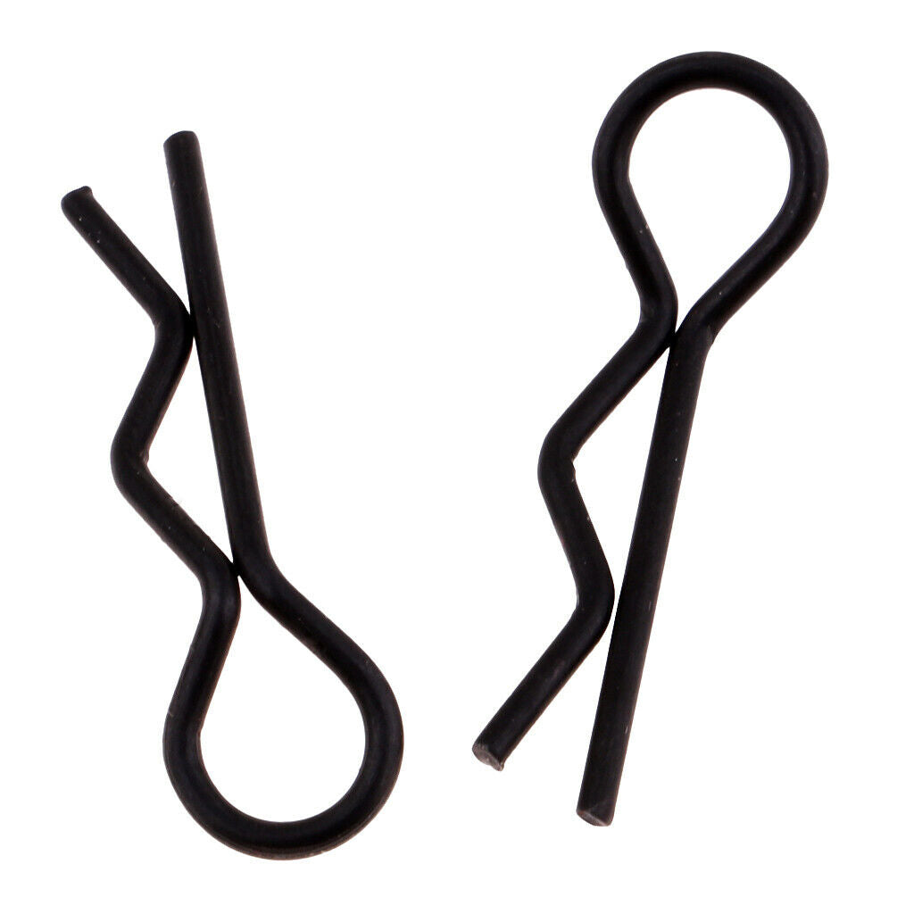 50x Black RC Body Shell R Shape Clips for 1/10  trx4 Crawler Models