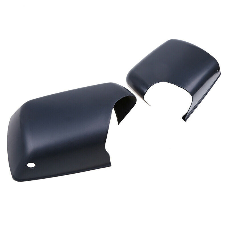 2PCS Matte black Rear ViewÂ Mirror Covers Left,Right FitÂ for BMW X5 E53 1999-2006