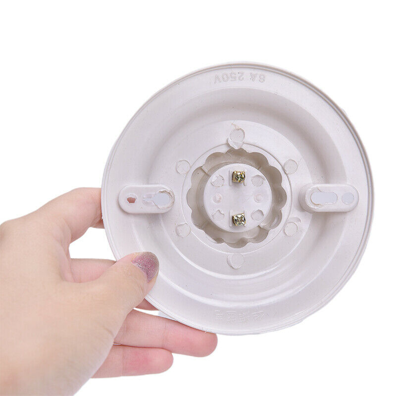 E27 LED Light Bulb Holder Round Socket E27 Base Hanging Lamp Socket Screw B  _DD