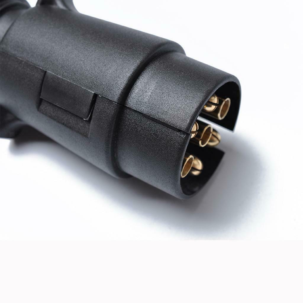 12V 7 Pin 7 Way Truck Trailer Boat Line Light Plug Connector Adapter