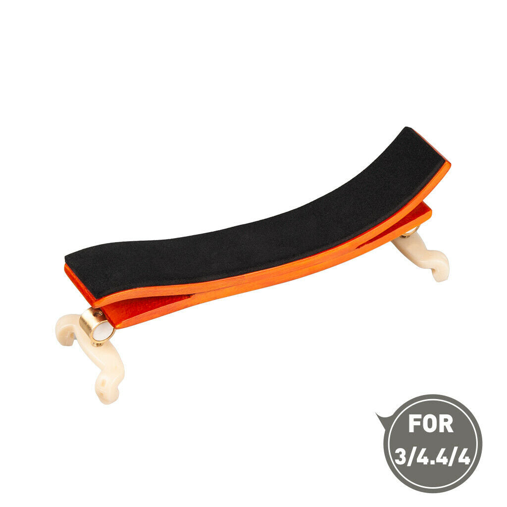 Professional Maple Wooden Adjustable Violin Rest Holder for 3/4 4/4 Violins