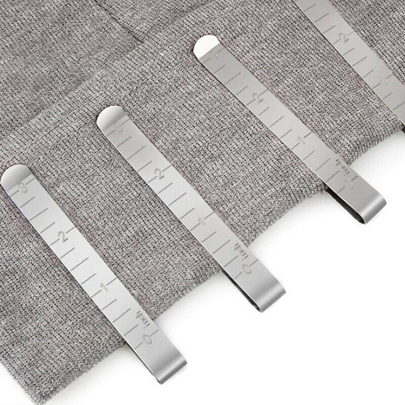 20pcs Metal Sewing Crimping Clip Stainless Steel Hemming Clips Ru_AU