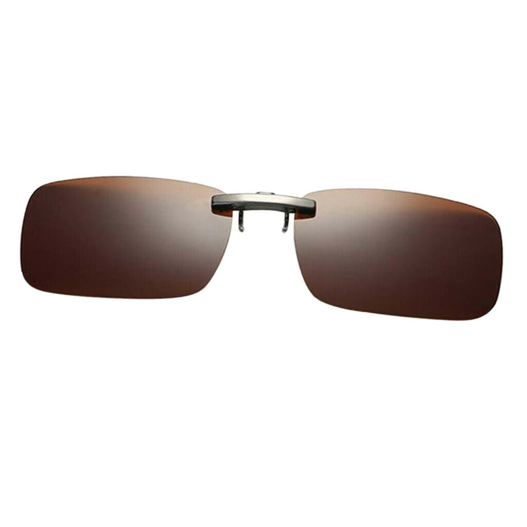 2pcs Clip on  Up Sunglasses UV400 Driving Fishing Glasses