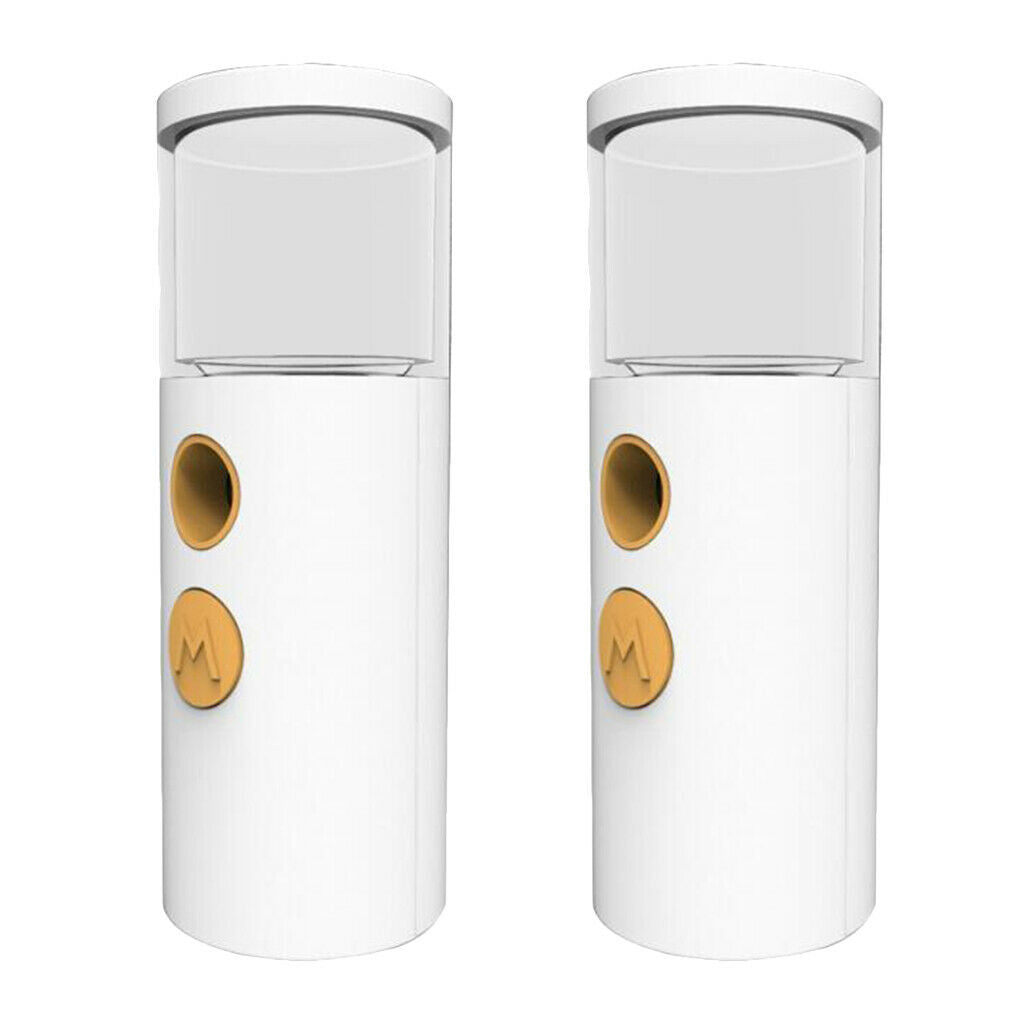 2x Ultrasonic Nano Facial Mister Face Mist Sprayer Handy Face Moisturizing