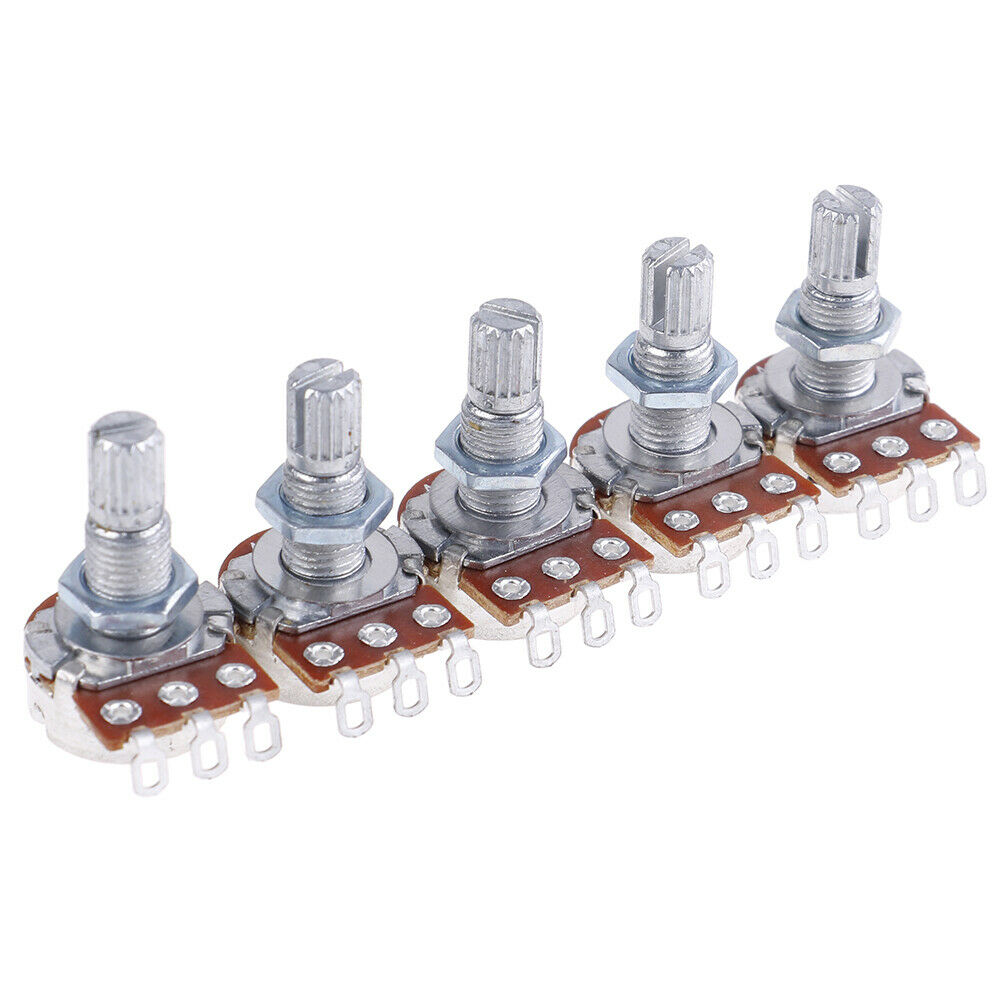 Electric Guitar Split Shaft Linear Taper Switch Potentiometers Volume Ton.l8